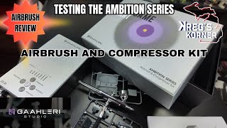 GAAHLERI AMBITION SERIES AIRBRUSH AND COMPRESSOR KIT REVIEW  #gaahleri #modelcars