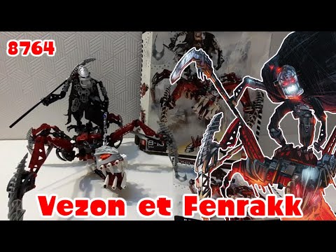 Review FR : Vezon & Fenrakk 8764 + Vezon & Kardas 10204 (Lego Bionicle)