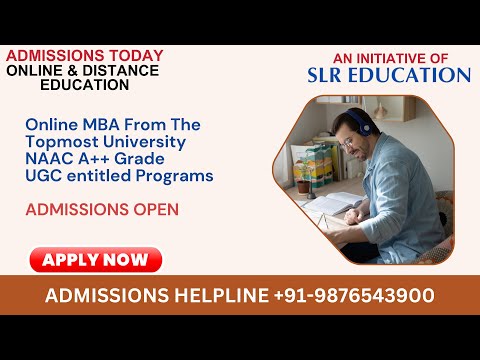 Get Enroll In Online MBA From The Topmost Universities Of India. NAAC A++ Grade !! Admissions-Today