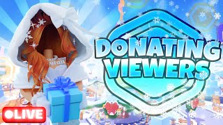 🔴 Pls Donate Live | 💰 Donating Robux To Viewers |💸23,000 Robux Giveaway |🎄Christmas Roblox