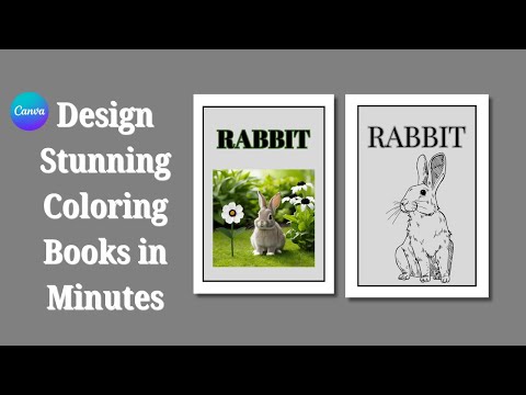 "Easy Way to Design a Coloring Book in Canva | Step-by-Step Guide" 🎨📖