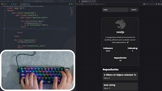 ASMR Coding - Github Api  JavaScript - No Talking