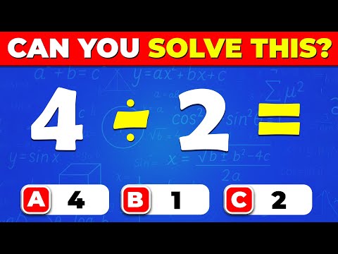 Grade 1 Math Quiz | Fun Division Practice for Kids ➗ Can You Solve These?