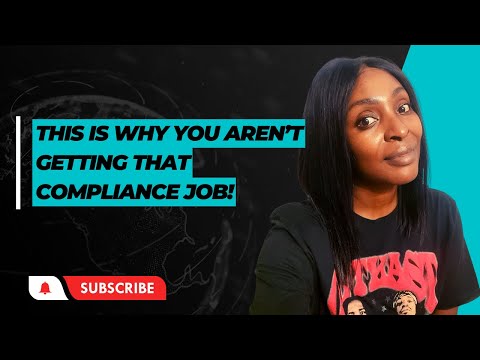 This is Why You Aren't Getting the Compliance Job!