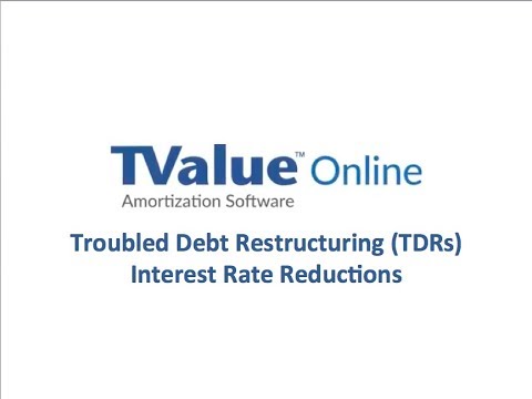 TValue Online - TDR Interest Rate Reduction