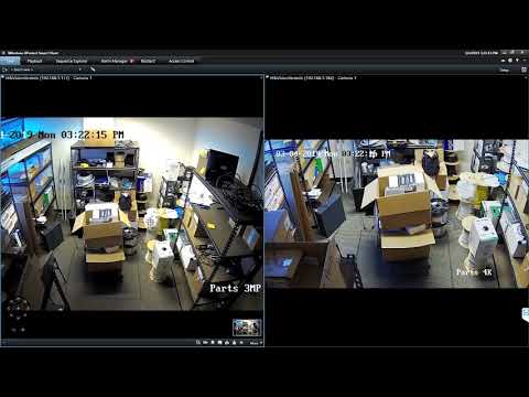 Hikvison Security Cameras 3 Megapixel vs 8 Megapixel (4k)