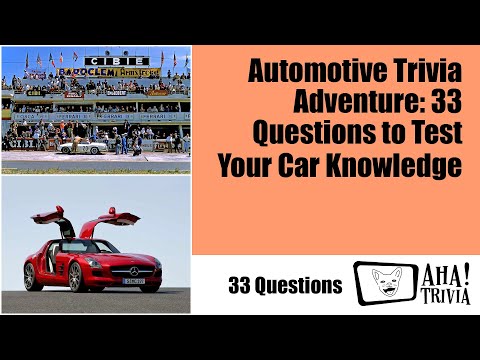 Automotive Trivia Adventure: 33 Questions to Test Your Car Knowledge