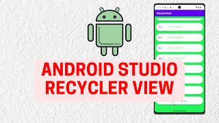 RecyclerView  - Android Studio | JAVA