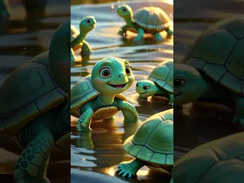 A beautiful story of FROG and turtle!!!!! . . . . . . #fypシ #シ #fypシ #cartoon #ai #fyp #t #turtle
