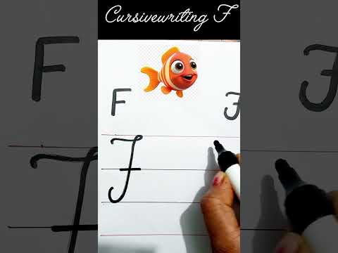 Cursivewriting AtoZ|CursiveF|how to write cursive letter#viralshort #handwriting #ytshorts #english