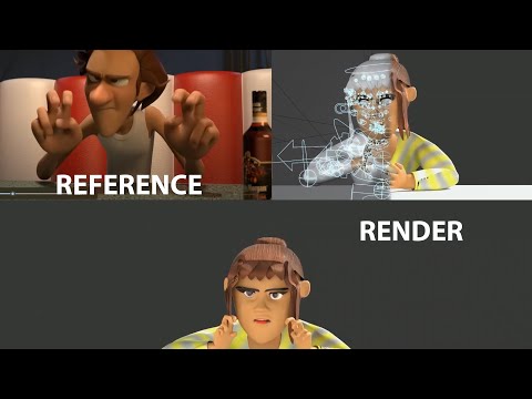 An animation shot example