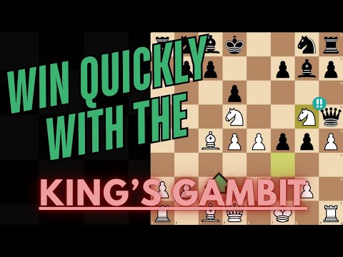 Win quickly by exploiting the King's Gambit with these strategies!