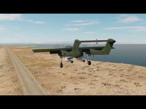 DCS OV-10A Bronco Mod Road Landing