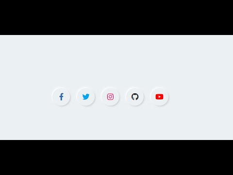 how to make social media buttons with neumorphism effect 🤞.