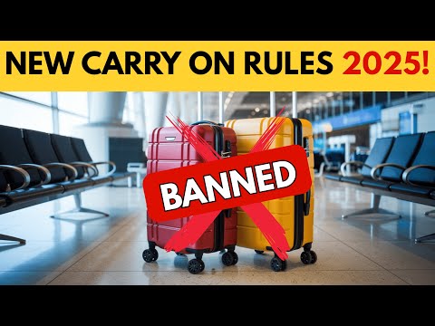 NEW Airline Carry-On Rules in 2025! 🚨 Don’t Get Caught at Security!