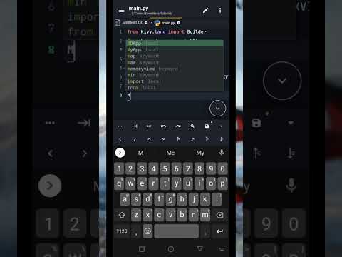 Create a Stunning Mobile App in 60 second with Python #shorts #bajrangcoders #python