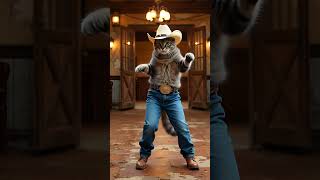 “Cowboy Cat Line Dances in the Wild West 🤠🐾 | Funny Dancing Kitten Shorts” #cat #catvideos #cute