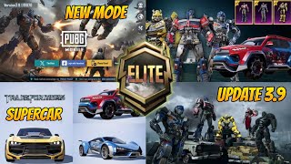BIG UPDATE 😍 BGMI 3.9 UPDATE IS HERE - BGMI 3.9 UPDATE BIG CHANGES - TRANSFORMER X-SUIT & NEW MODE