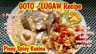 Goto - Lugaw Recipe