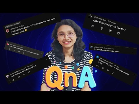 QnA Session - Reply to major Queries #keepgoing #sbi #rbi #ibps #qna