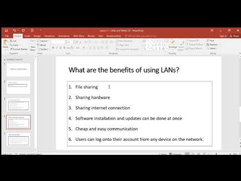 Lesson 1   LANs and WANs