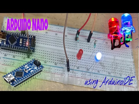 Blinking of Led with Arduino Nano