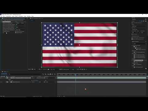 Realistic Flag Animation in After Effects - For Beginner