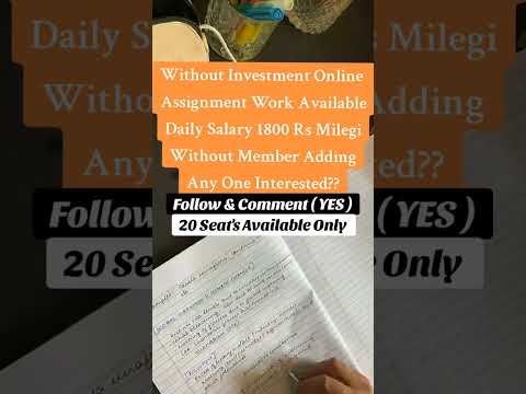"Assignment Writing & Earning: Best Ways to Make Money Online"