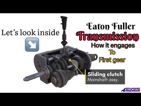 How shifting gears work inside a manual 10 speed eaton fuller transmission