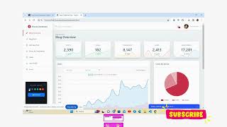 Bootstrap Blog Admin Dashboard Free Theme
