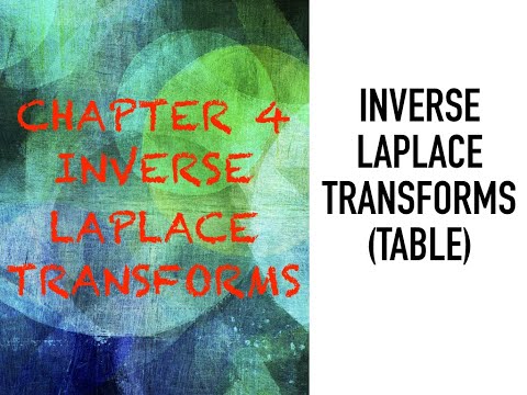 Inverse Laplace Transform (Using Table of LT)