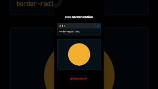 CSS Border Radius #coding #webdevelopment #htmlcss #css #style