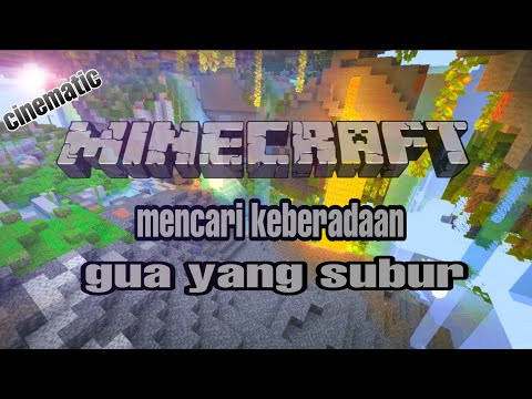 Minecraft mencari gua bawah tanah yang subur cinematik
