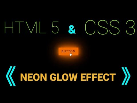 Neon Light Button  Animation Hover Effects | CSS & HTML | CSS Hover Effect |
