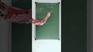 Crazy math hack #maths #easymathmatics #short #viral #mathiseasy #mathstricks #easylearningmaths
