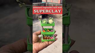 easy and simple clay art || miniature craft idea for dollhouse #shorts #ytshorts #explore #trending