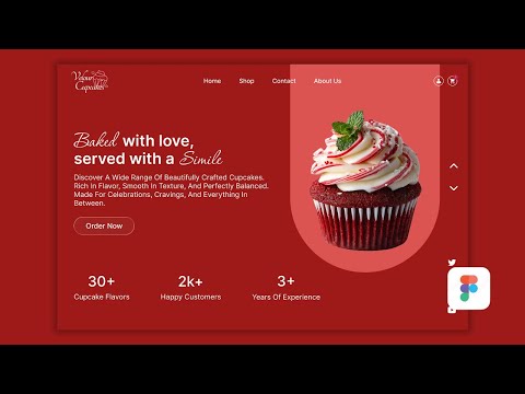 Figma Website Animation Tutorial | Bakery Landing Page UI Animation