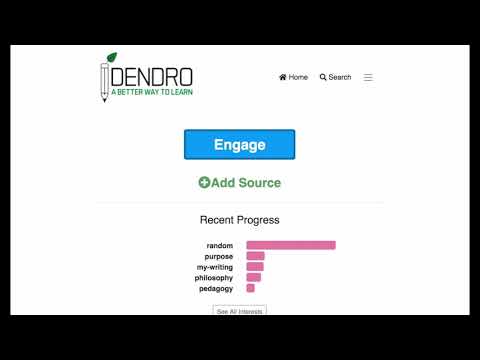 Demonstration of Incremental Reading and Spaced Repetition with Dendro