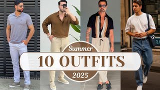 10 Latest Summer Outfit Ideas for Men 2025 | Men's Fashion
