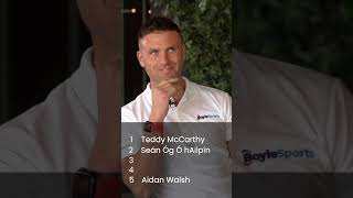 Eoin Cadogan Blind Ranks Cork Dual Code Players