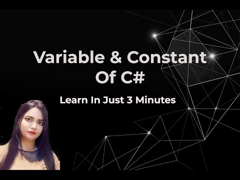 Variable & Constants In C# | Educational Reel | Variables | Constants