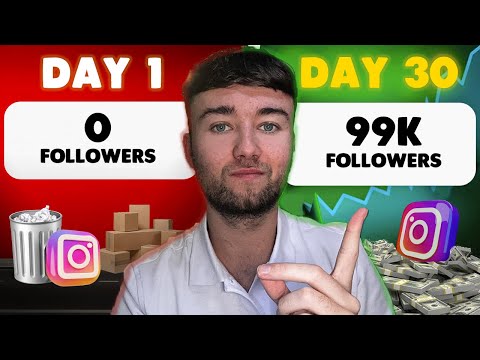 How I Got 100K Instagram Followers In 30 Days.... Instagram Growth Hacks!