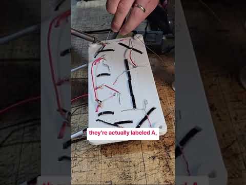 Soldering a speaker crossover