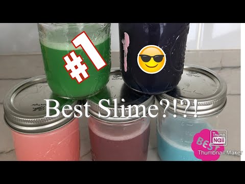 We made different themed Slimes!