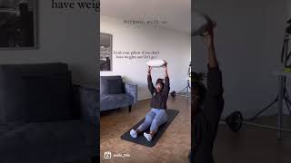 At home core workout #shorts #fitness