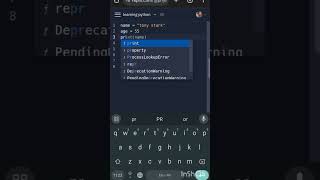 started from youtube #python #day1