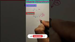 🚀 Unveiling Tetration: The Exponential Powerhouse in Mathematics!🌐| Left-Exponent #tetration #shorts