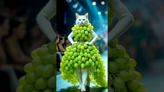 cute cat fruity look #aicat #kitten #trending #viralvideo  #youtubeshorts