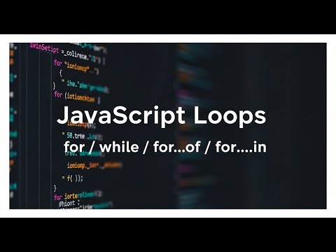 JavaScript Loops Tutorial for Beginners | for & while Explained