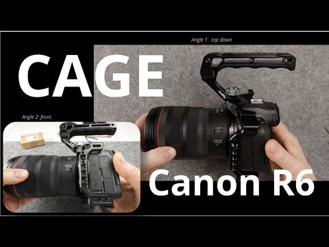 2 angle relaxing cage mount,  Canon R6+SmallRig